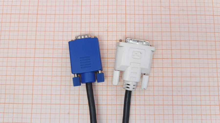 001-733-001 Кабель DVI для ЖК мониторов  DVI-A (M) - VGA (M) 1.8m fb #2