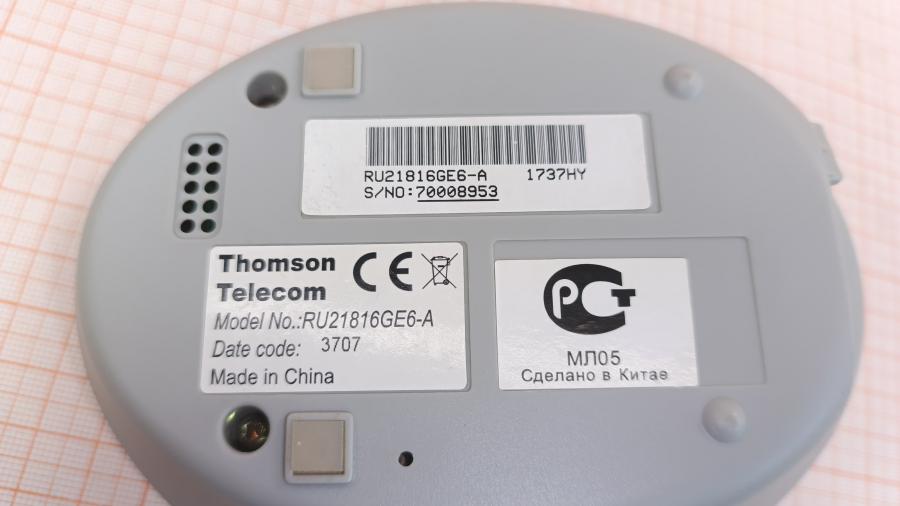 001-778-001 Телефон THOMSON RU21816GE6-A #19