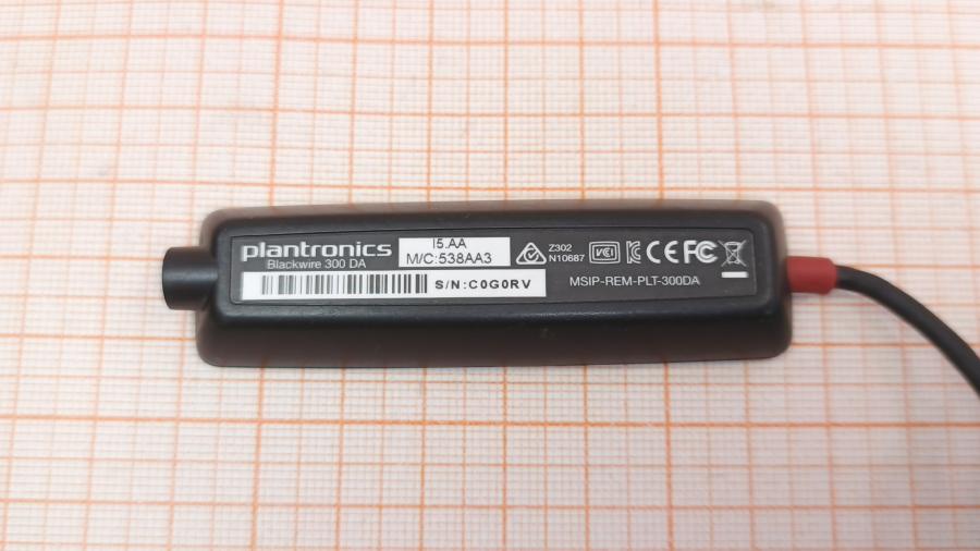 001-791-001 Кабель интерфейсный PLANTRONICS Blackwire 300DA #3