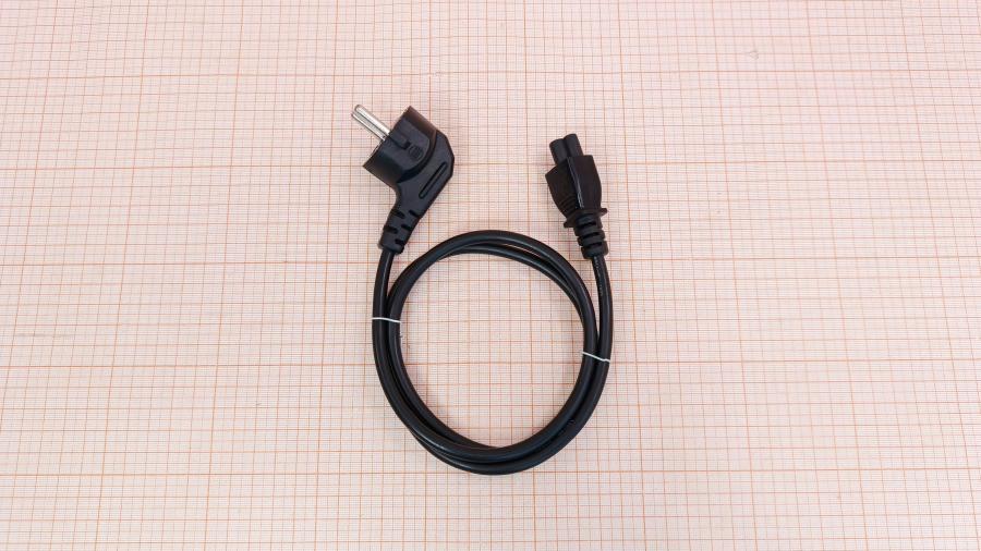 001-807-001 Кабель питания CEE7/7  CEE7/7 Угловой - IEC-C13 3G×0.75мм² 1M #1