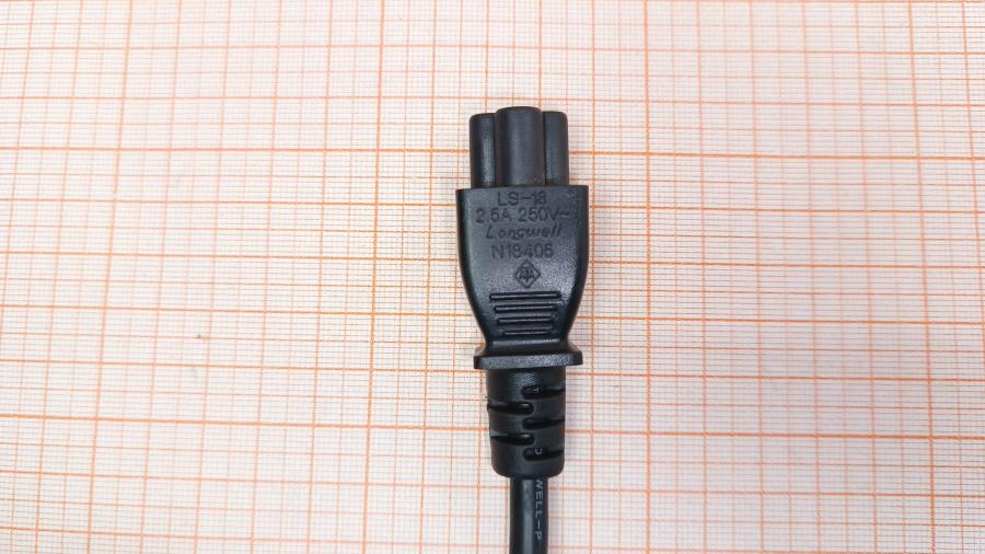 001-807-001 Кабель питания CEE7/7  CEE7/7 Угловой - IEC-C13 3G×0.75мм² 1M #4