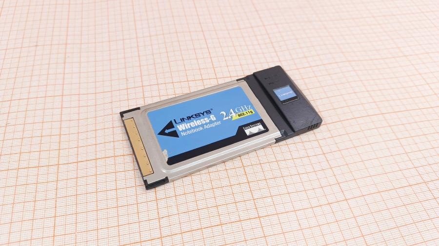 001-819-001 Сетевая карта PCMCIA LINKSYS WPC54G ver 1.2 #1