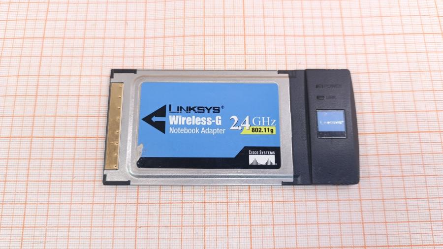 001-819-001 Сетевая карта PCMCIA LINKSYS WPC54G ver 1.2 #2