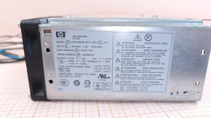001-827-001 БП CFX HP DPS-200PB-163 A #6