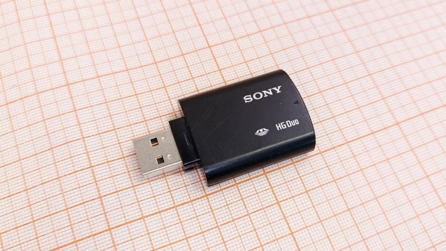 001-861-001 Картридер SONY MSAC-UAH1 Memory Stick PRO-HG Duo USB Adapter #1