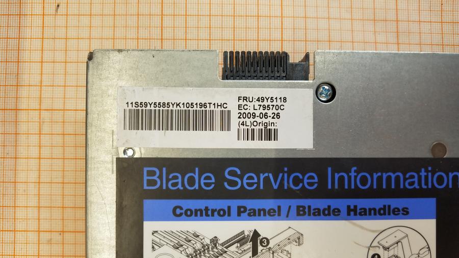 107-054-001 Сервер Blade-System IBM HS22 49Y5118 MT: 7870 #3