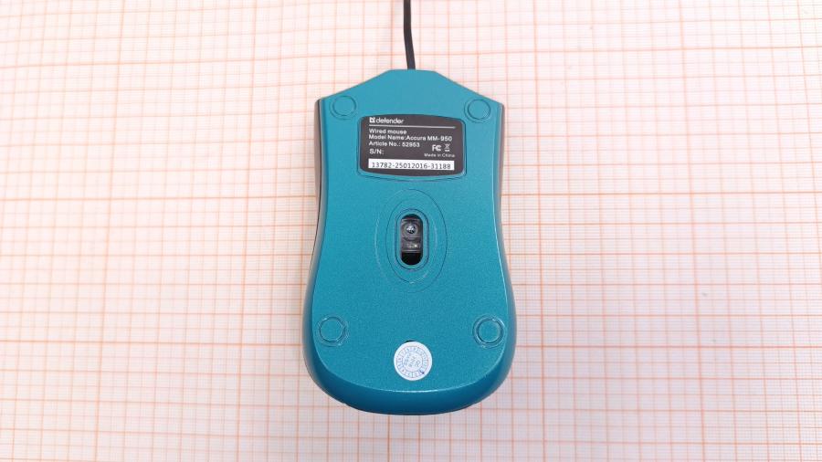 001-890-001 Мышь проводная Defender Accura MM-950 #4