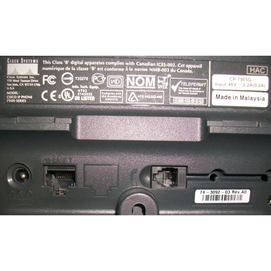 039-067-001 Телефон VoIP CISCO IP Phone 7905G #3