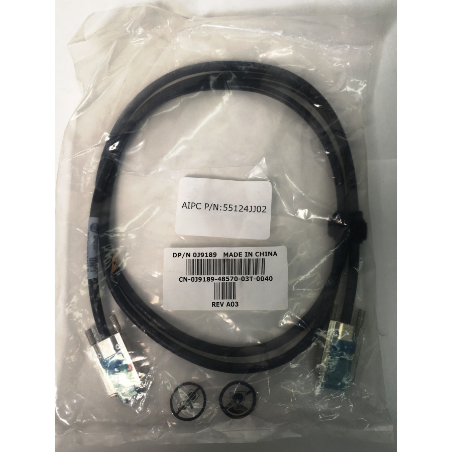 123-002-002 Кабель SFF DELL PowerVault Mini SAS Cable 2m 0J9189 #1
