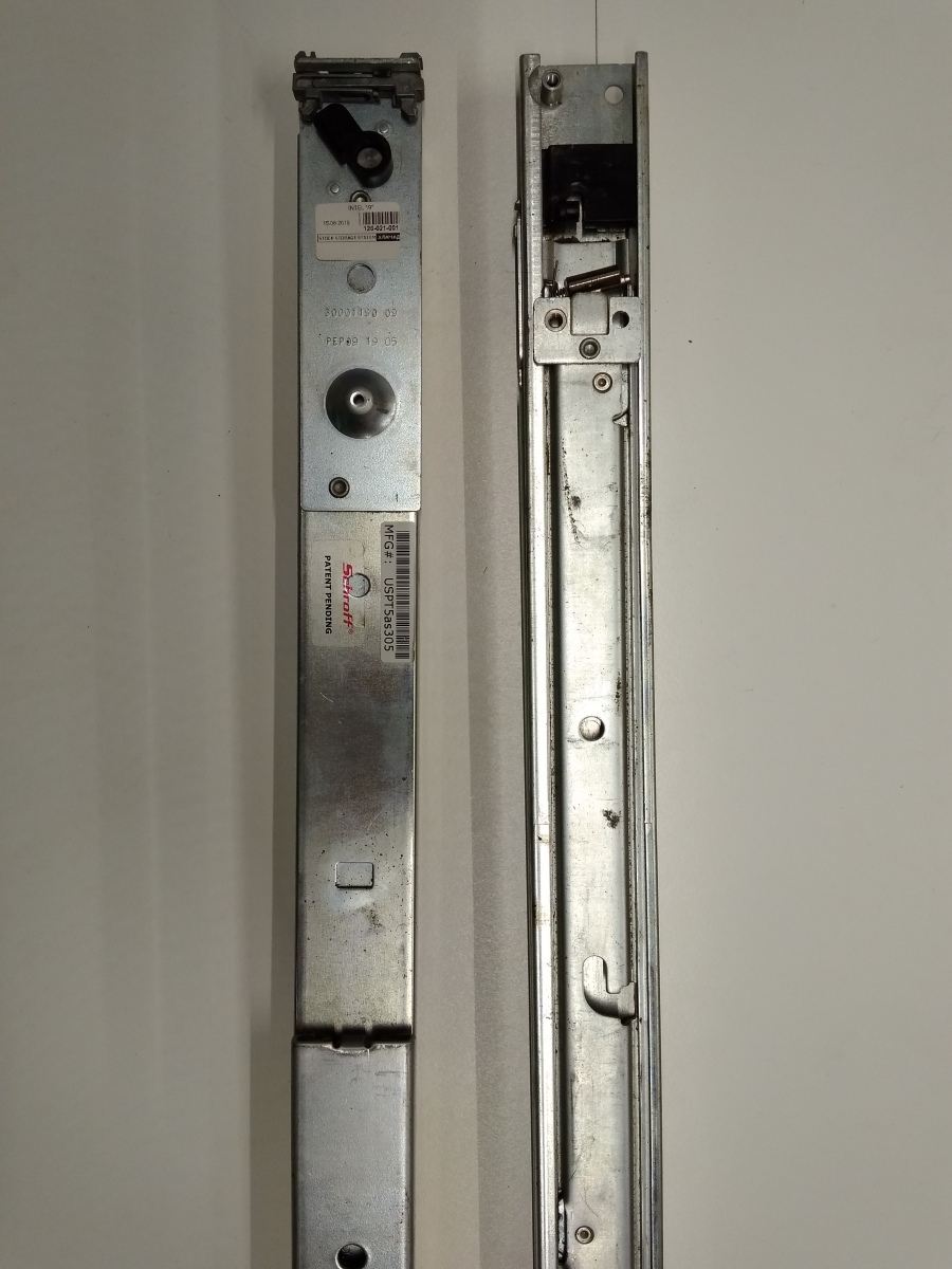 126-021-001 Комплект рельс в стойку INTEL 19" #2