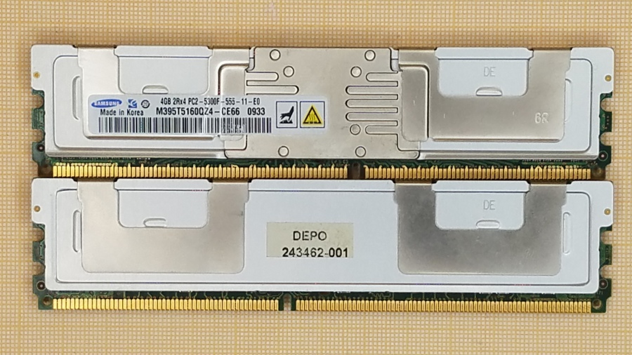 139-030-001 DDR2 FB-DIMM  4Gb PC2-5300F #1