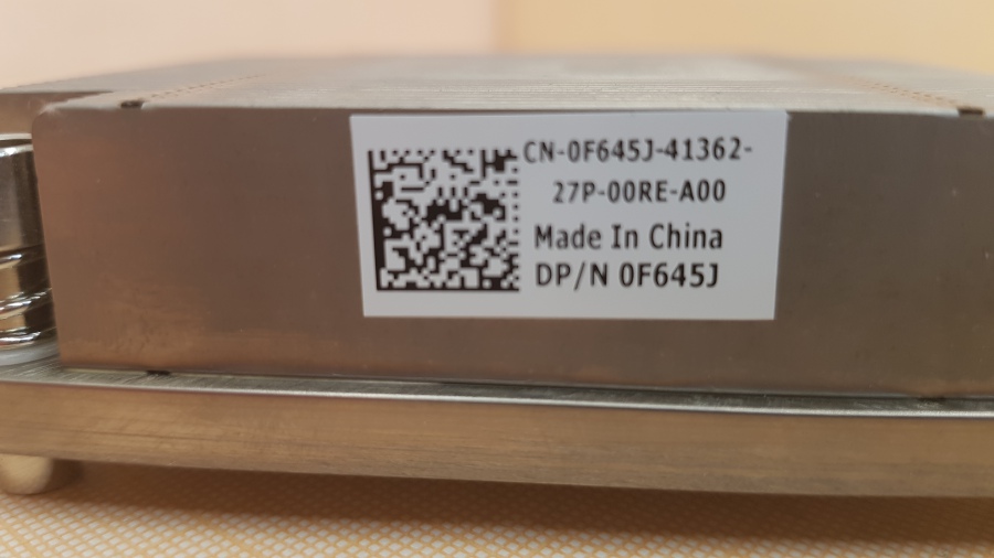 110-028-001 HeatSink DELL 0F645J #3