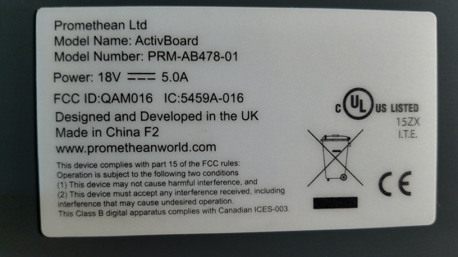 147-012-001 Интерактивная доска PROMETHEAN ActivBoard 578 Pro #15