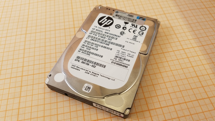 088-182-002 HDD 2.5" SATA HP MM1000EBKAF #1