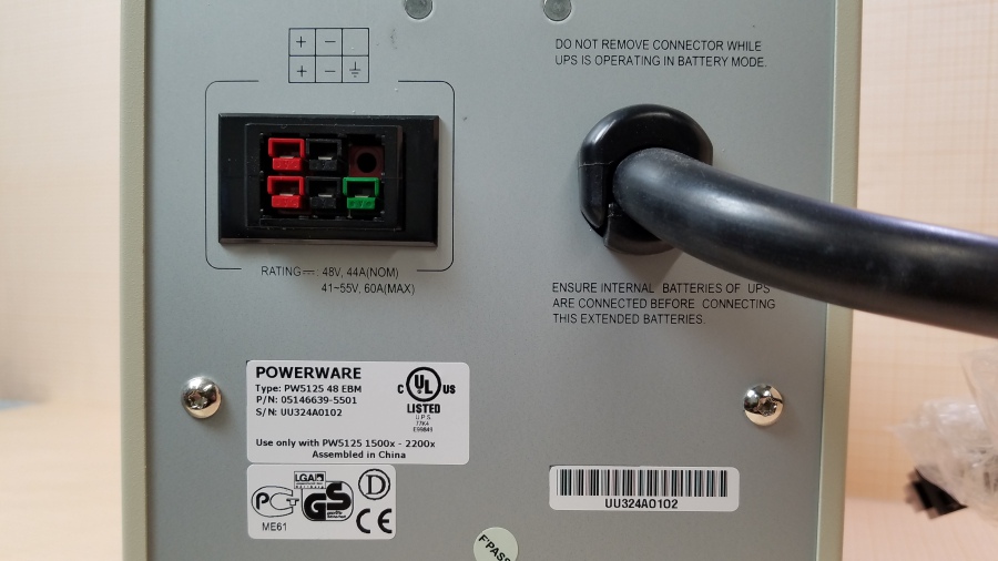 159-001-001 Дополнительный аккумуляторный модуль для ИБП POWERWARE PW5125 48 EBM #4