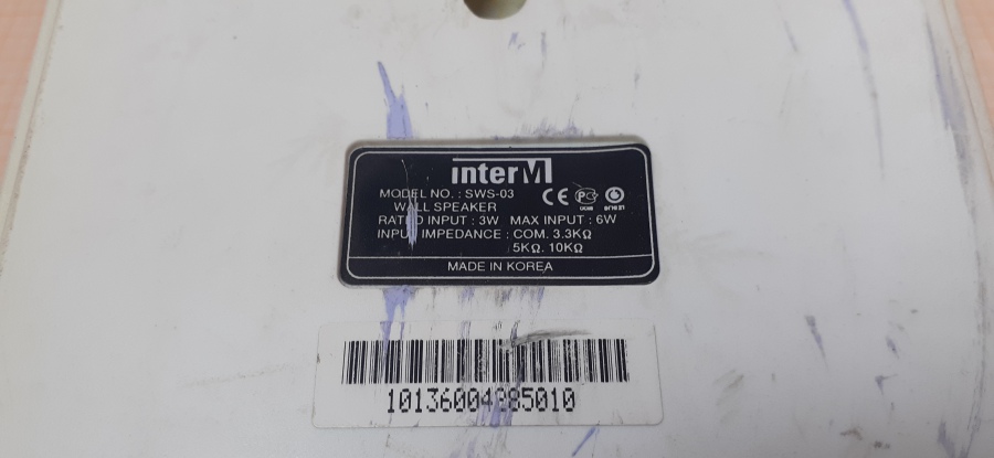 077-182-001 Звуковая колонка INTER-M SWS-03 #11