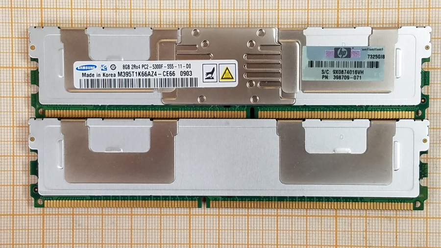 128-009-001 DDR2 FB-DIMM HP 398709-071 #1