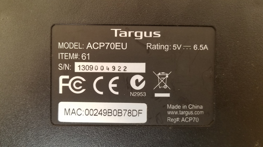 149-156-001 Репликатор портов  TARGUS ACP70EU #6