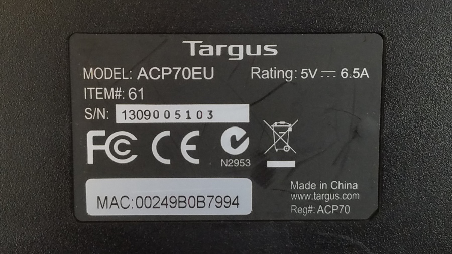 149-156-006 Репликатор портов  TARGUS ACP70EU #6