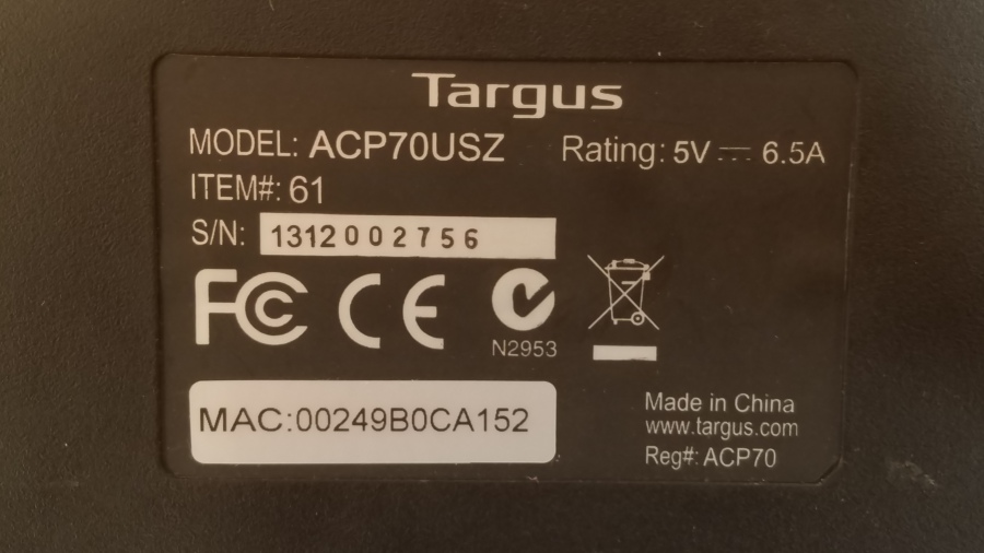 149-157-001 Репликатор портов  TARGUS ACP70USZ #6
