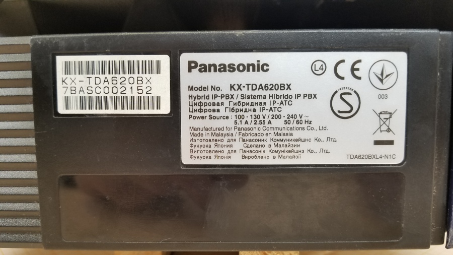128-011-001 Расширительный блок PANASONIC KX-TDA620BX #5