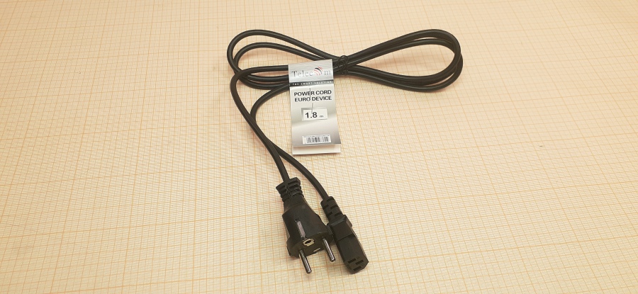 172-004-006 Кабель питания CEE7/7  IEC-C13 #1