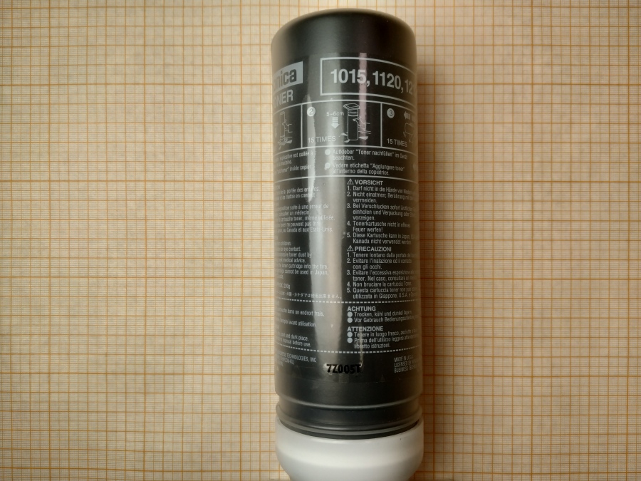 128-018-001 Тонер для принтера Konica Minolta U-BIX1015,1120,1212 #2