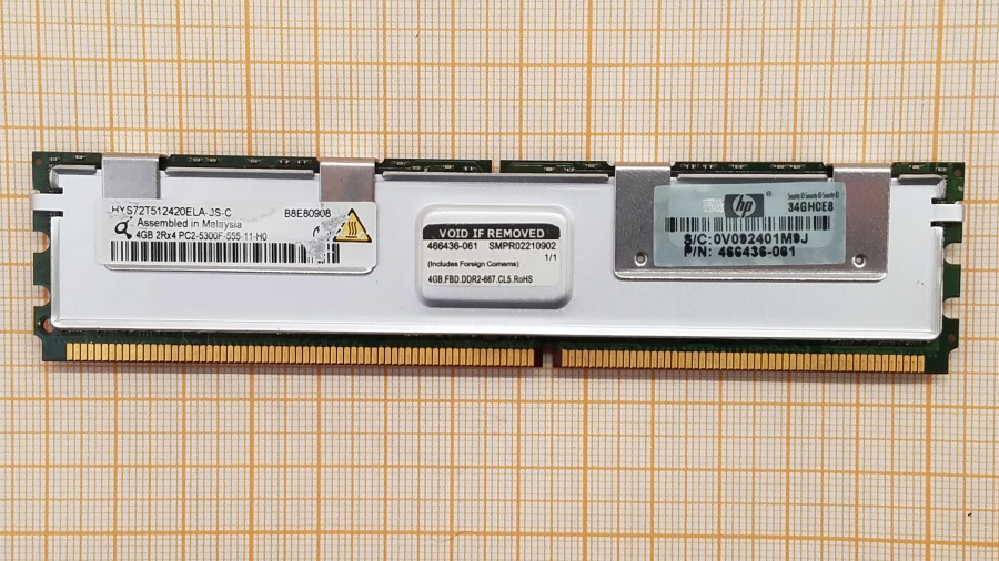 178-022-006 DDR2 FB-DIMM  4Gb PC2-5300F #1