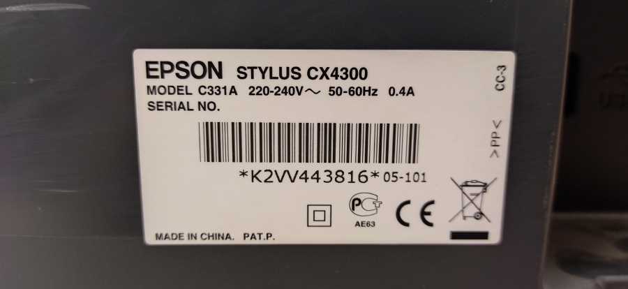 147-035-001 МФУ EPSON Stylus CX4300 #7
