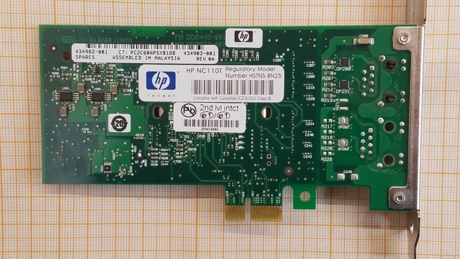 172-054-001 Сетевая карта HP NC110T HSTNS-BN25 #3