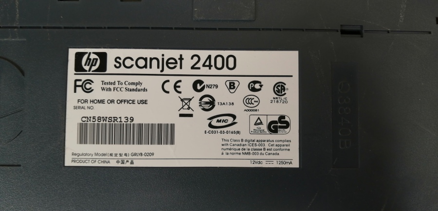 040-049-002 Сканер планшетный HP ScanJet 2400 #9