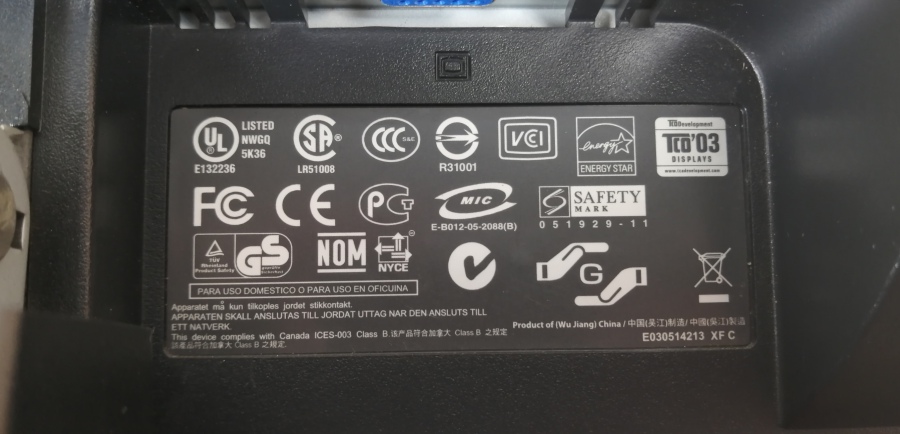 165-079-001 Монитор ЖК HP L1706 #13