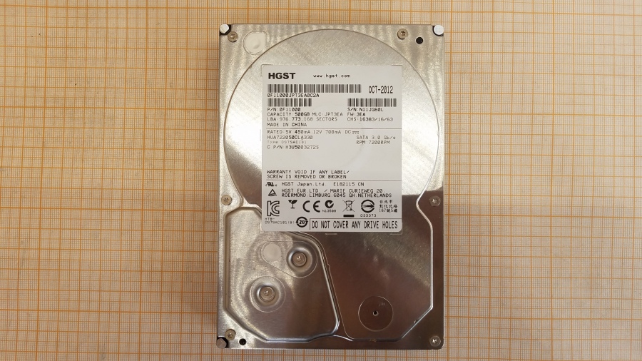 172-065-002 HDD 3.5" SATA HGST HUA722050CLA330 #2