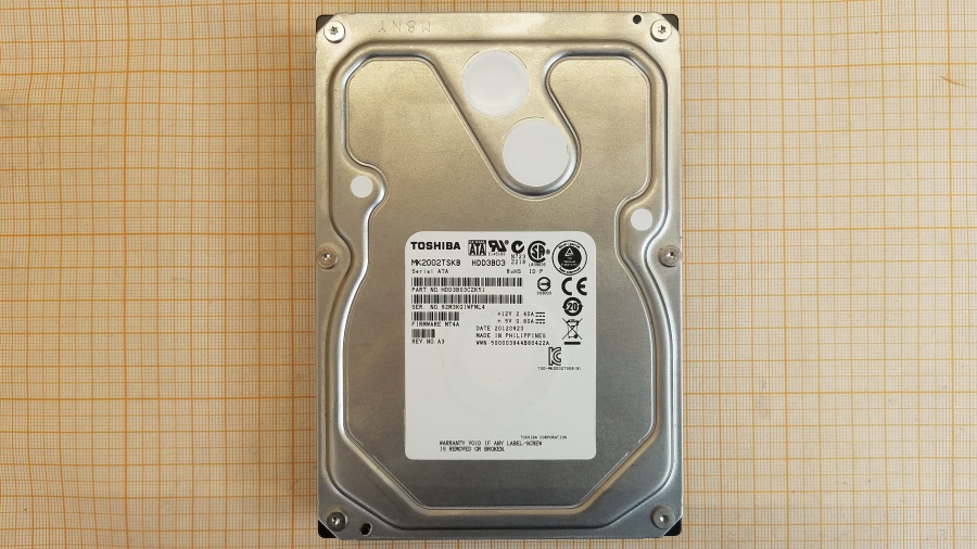 172-069-001 HDD 3.5" SATA TOSHIBA MK2002TSKB #2