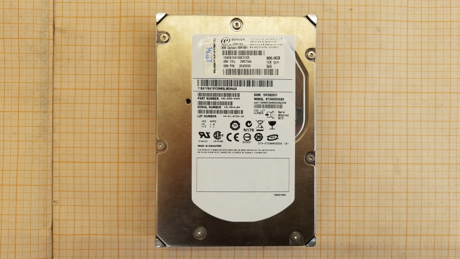 165-093-001 HDD 3.5" SAS IBM 39R7344 #2