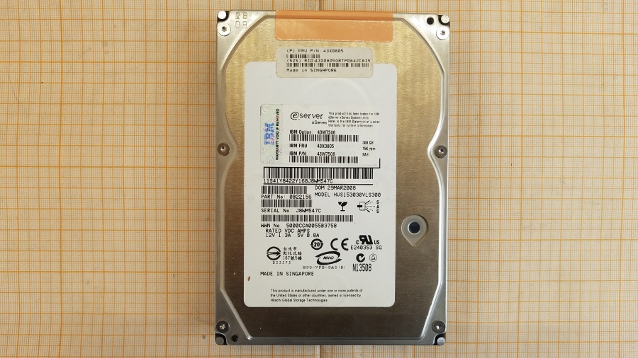 165-094-001 HDD 3.5" SAS IBM 43X0805 #2