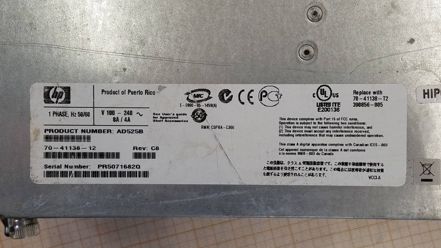 173-101-002 Контроллер Fibre Channel HP StorageWorks HSV200-A #4