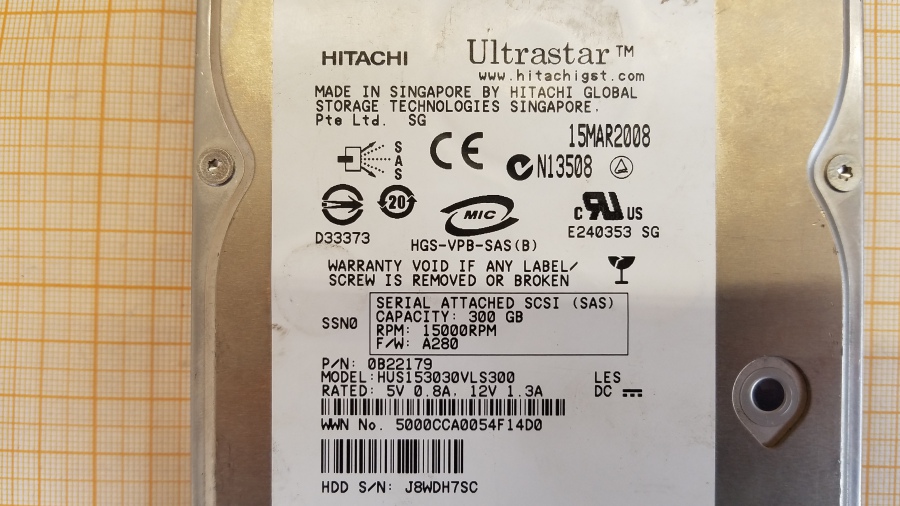 165-095-001 HDD 3.5" SATA DELL HR200 #3