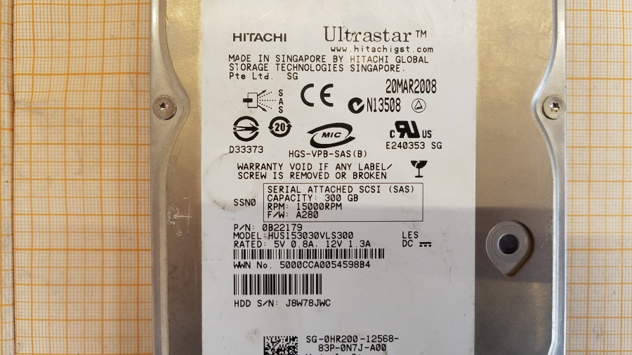 165-095-002 HDD 3.5" SATA DELL HR200 #3