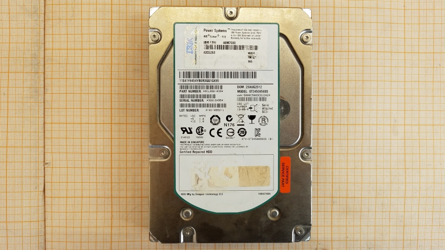 165-097-001 HDD 3.5" SATA IBM 46M7030 #2