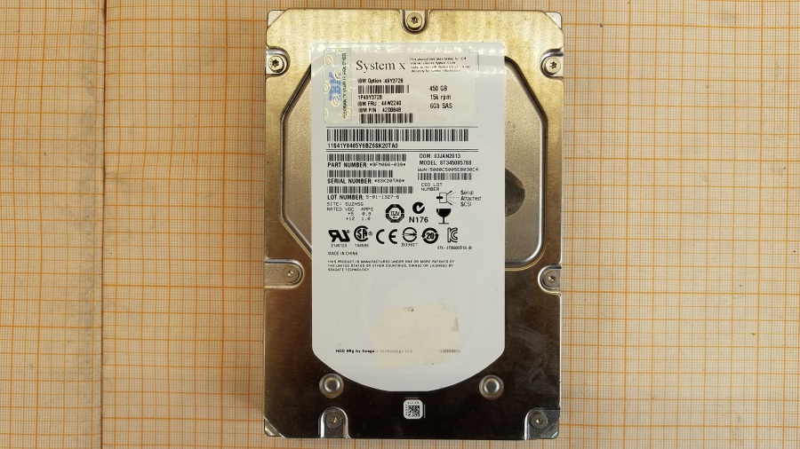 165-099-001 HDD 3.5" SATA IBM 44W2240 #2
