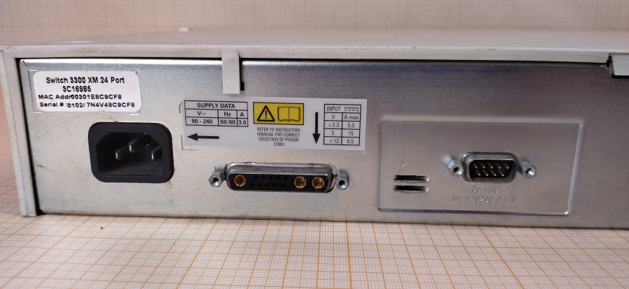173-107-002 Коммутатор управляемый 3COM SuperStack 2 3300XM 24 Port 3C16985B #4