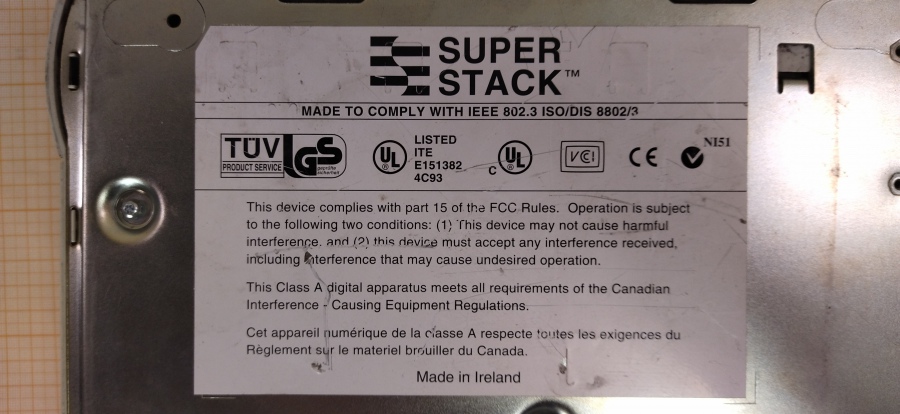 173-107-002 Коммутатор управляемый 3COM SuperStack 2 3300XM 24 Port 3C16985B #9