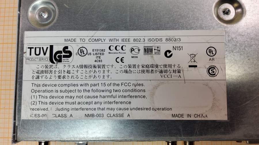 173-108-004 Коммутатор управляемый 3COM SuperStack 3 Switch 4400 3С17203 #10