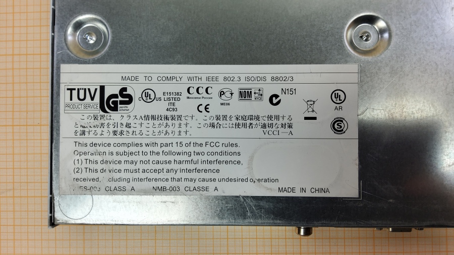 173-110-001 Коммутатор управляемый 3COM SuperStack 3 Switch 4400 3C17204 #9