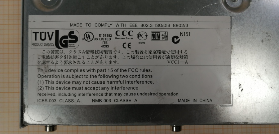 173-110-004 Коммутатор управляемый 3COM SuperStack 3 Switch 4400 3C17204 #8