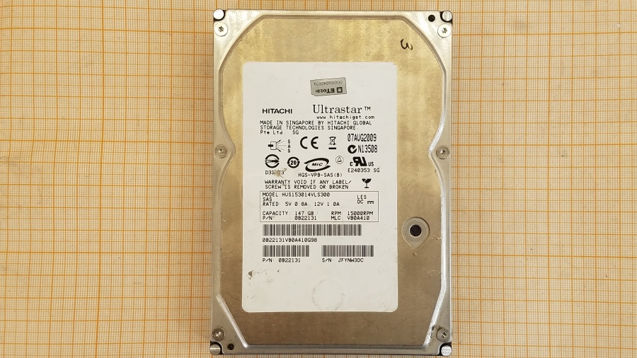 165-103-002 HDD 3.5" SAS HITACHI HUS153014VLS300 #2