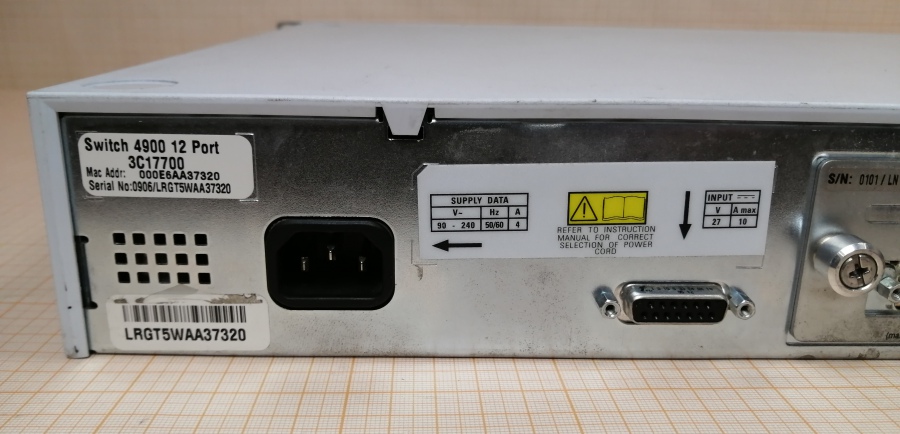 166-021-001 Коммутатор управляемый 3COM SuperStack 3 Switch 4900 3C17700 #6