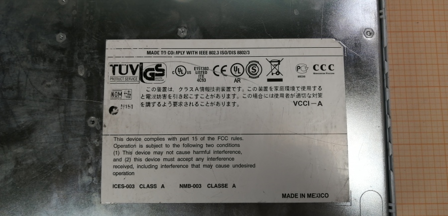 166-021-001 Коммутатор управляемый 3COM SuperStack 3 Switch 4900 3C17700 #8