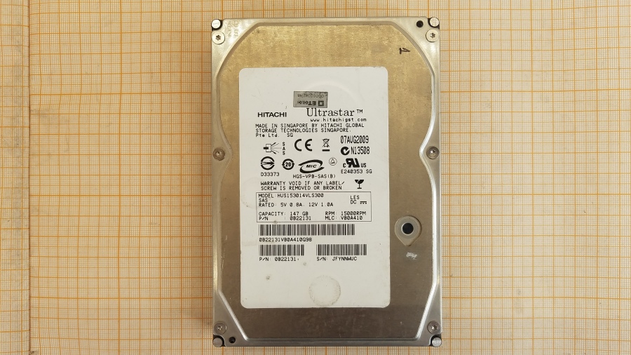 165-103-003 HDD 3.5" SAS HITACHI HUS153014VLS300 #2